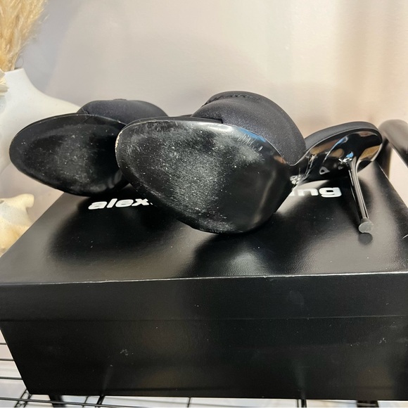 Alexander Wang Black Lycra Sienna Mule - Picture 5 of 8